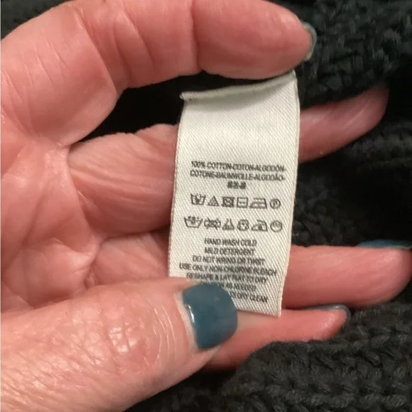 NWT Damsel Black Bell Sleeve Knit Sweater - Picture 9 of 10